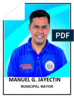 Manuel G. Jayectin: Municipal Mayor