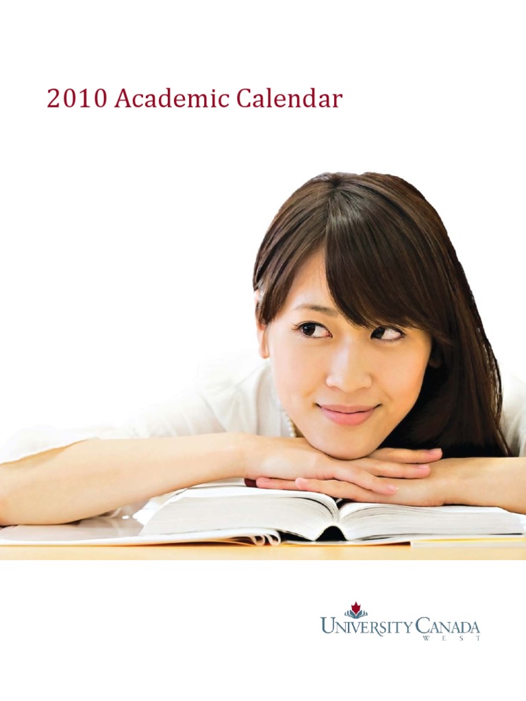 UCAN 2010 Academic Calendar July 5 PDF University And College