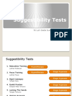 Suggestibility Tests