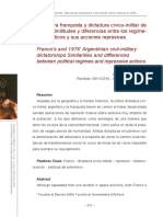 Articulo Dictadura Argentina - Franquismo PDF