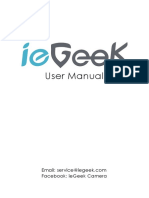 User Manual: Facebook: Iegeek Camera