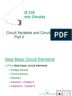 Chapter 2 Circuit Variables and Circuit Elements - Part II