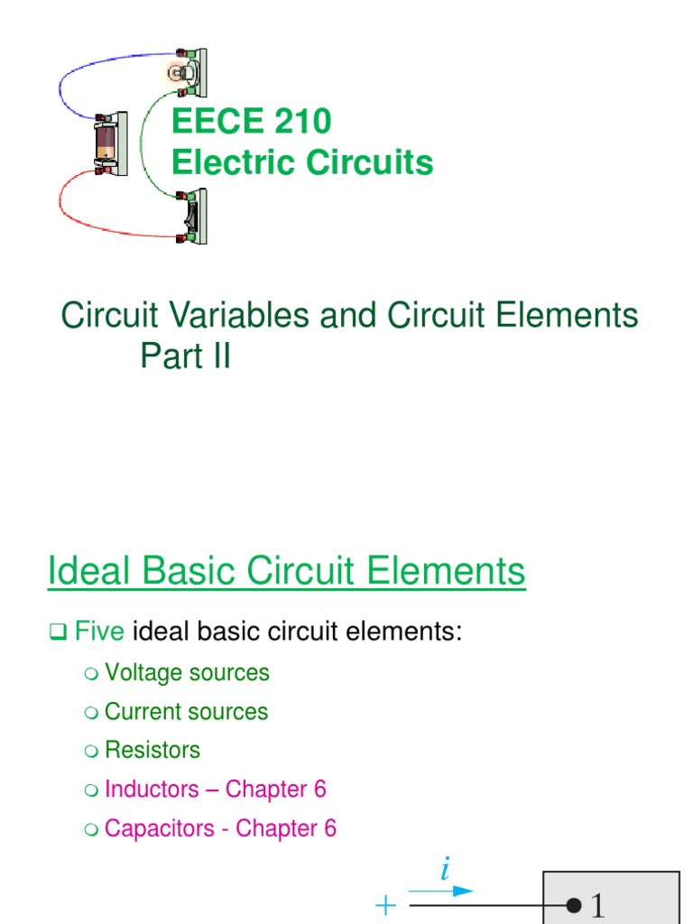 Ideal Circuit Elements Explained | PDF | Electrical Resistance And ...