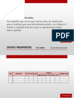 Formatos para metrados