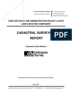 CADASTRAL SURVEYING REPORT Prepared by A PDF