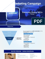 Drive Samsung M31s Smartphone Sales with Digital Marketing Campaign