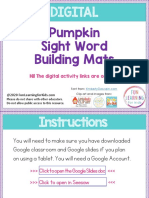 Paperless Pumpkin Word Building Activity