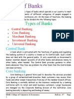 Types of Banking