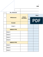 HIP Online Reporting Template