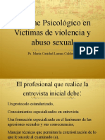 Victimas de Agresión Sexual