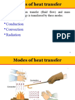 Modes of Heat Transfer: - Conduction - Convection - Radiation