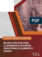 Ebook. Mejores Prácticas para Mejorar El Rendimiento en Plantas Productoras de Alimentos y Bebidas V.1