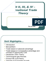 Unit II,III,&amp;IV - International Trade Theory