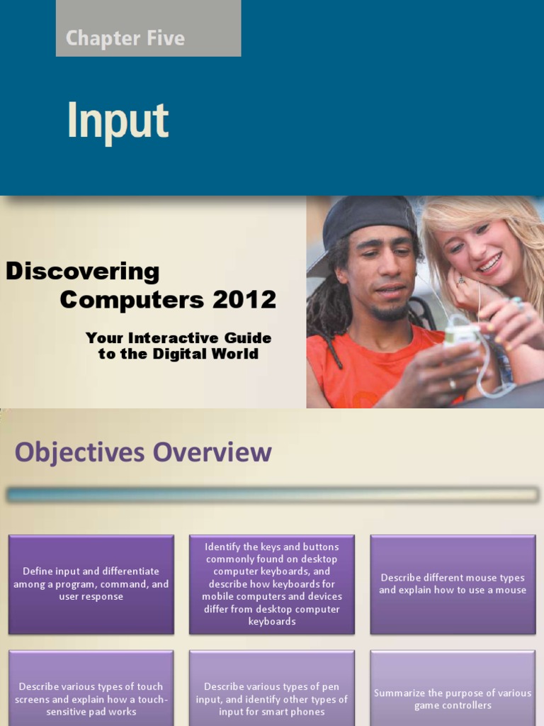 Discovering Computers - Chapter 5 INPUT PDF | PDF | Computer Keyboard ...
