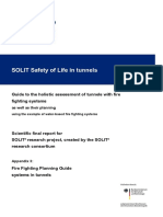 SOLIT Safety of Life in Tunnels: Guide To The Holistic Assessment of Tunnels With Fire Fighting Systems