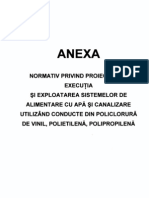 GP 043 - ANEXE - Normativ Privind Proiectarea, Executia si Exploatarea Sistemelor de Alimentare cu Apa