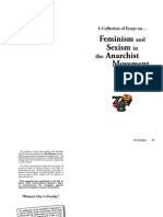 Essays On Feminism and Sexism in The Anarchist Movement