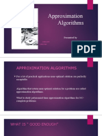 Approximation Algorithms: Presented by