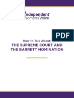 How To Talk About the Supreme Court and the Barrett Nomination