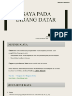 Gaya Pada Bidang Datar