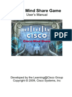 Cisco Mind Share Game: User's Manual