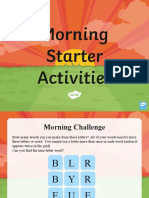 t2 T 1190 181 Key Stage 2 Morning Starter Activities Set 2 Powerpoint - Ver - 7