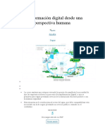 Transformación Digital Desde Una Perspectiva Humana