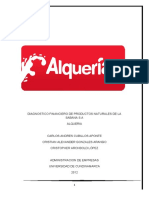 Diagnostico Financiero de Alqueria Sa