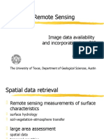 GIS and Remote Sensing - Image Data Availability and Incorporation
