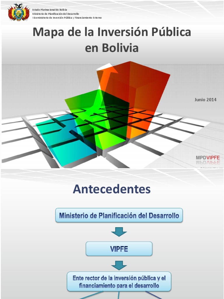 Mapa de Inversión Pública en Bolivia | PDF | Negocios | Finanzas y dinero