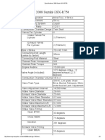 Specifications - 2008 Suzuki GSXR750 PDF