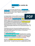 L'Égypte Restreint La Vente de Gilets Jaunes