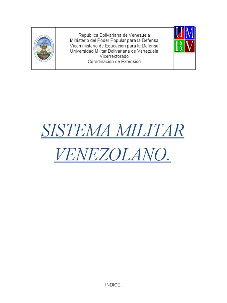 Estructura y Misión de la FANB | PDF | Venezuela | Organización militar