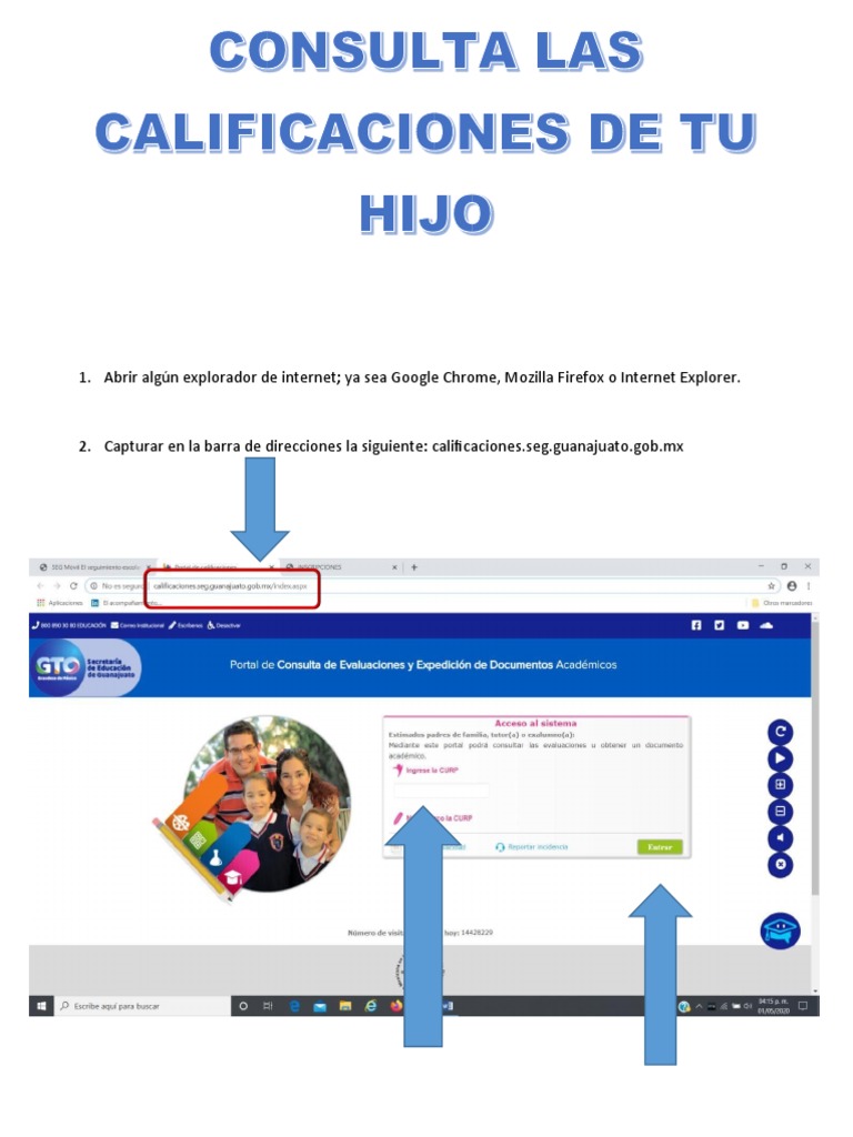 Consulta de Calificaciones en Línea | PDF | Crecimiento personal y ...