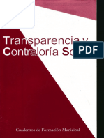 transparencia y contraloría municipalismo