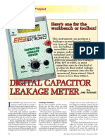 Digital Capacitor Leakage Meter