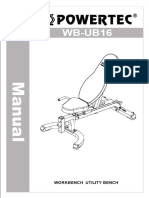 WB UB16 Powertec Utility Bench Assembly Manual