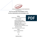 Liquidación y valorización obras civiles