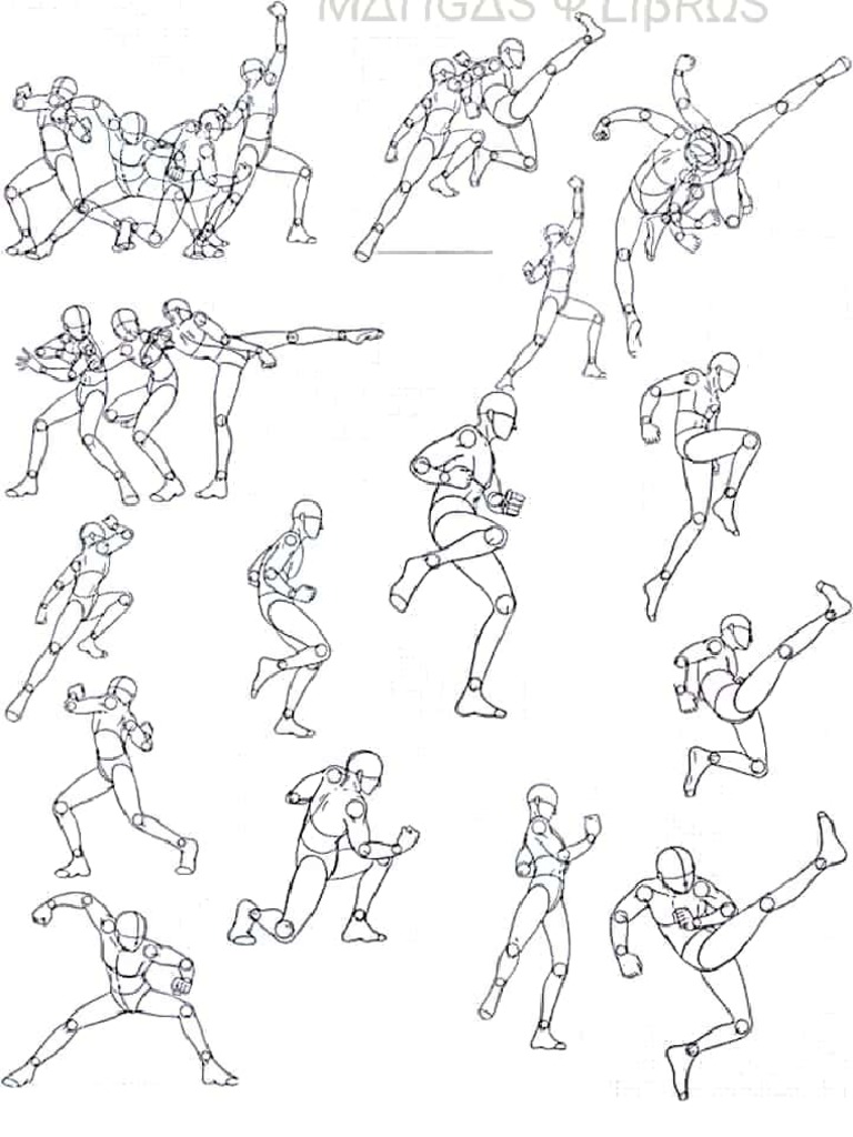 Drawing Battle Poses 2 | PDF