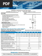 1N4001S THRU 1N4007S: General Purpose Silicon Rectifier