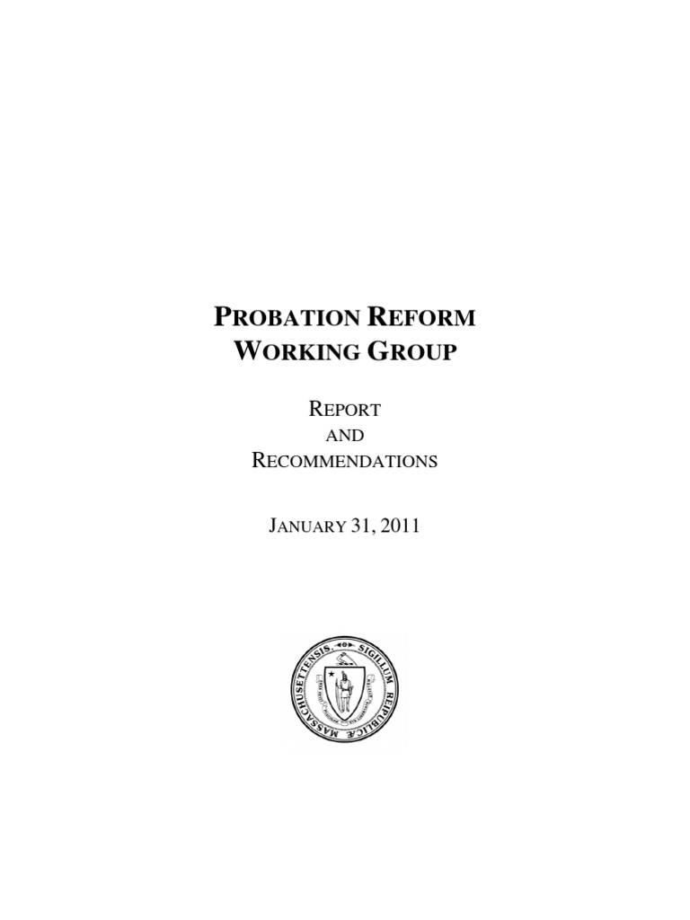 Probation Reform Report 2011 | PDF | Probation | Probation Officer