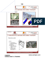 Analisis de La Rotura Por Cuñas Y Bloques