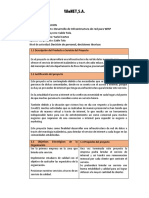 Acta de Constitucion Del Proyecto PDF