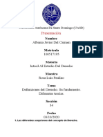 Tarea 1.1 Definiciones Del Derecho. Su Fundamento. Diferentes Teorías..odt