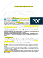 T6 El Desarrollo Económico. Factores Generales. El Renacimiento Urbano