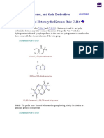 Aldehydes, Ketones, and Their Derivatives Carbocyclic and Heterocyclic Ketones Rule C-316