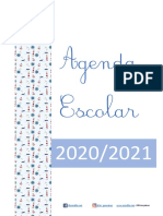 Agenda escolar 2020 2021