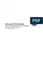 Advanced Web Design: Content Management Solution - Drupal 4.6