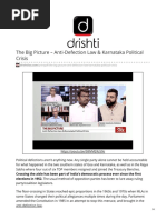 The Big Picture - Anti-Defection Law & Karnataka Political Crisis