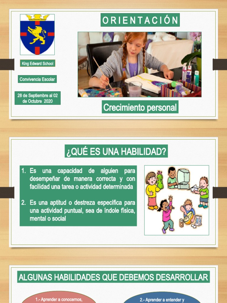 5º BÁSICO ORIENTACIÓN - Crecimiento Personal | PDF